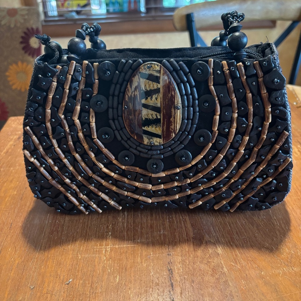 SUNandSAND Hand Beaded Handbag/Purse